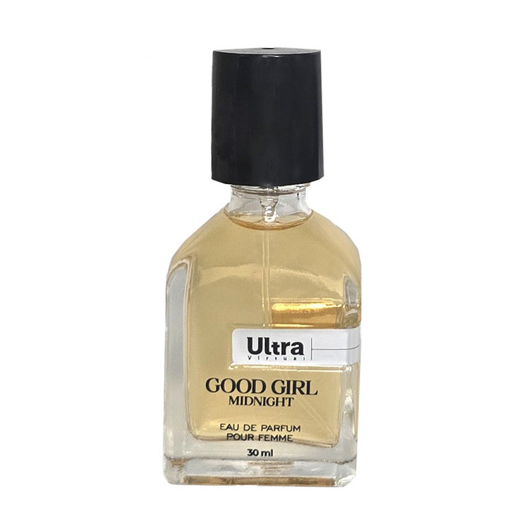 عطر جیبی زنانه اولترا ویرچوآل مدل Good Girl Midnight با رایحه گرم حجم 30 میلیلیتر