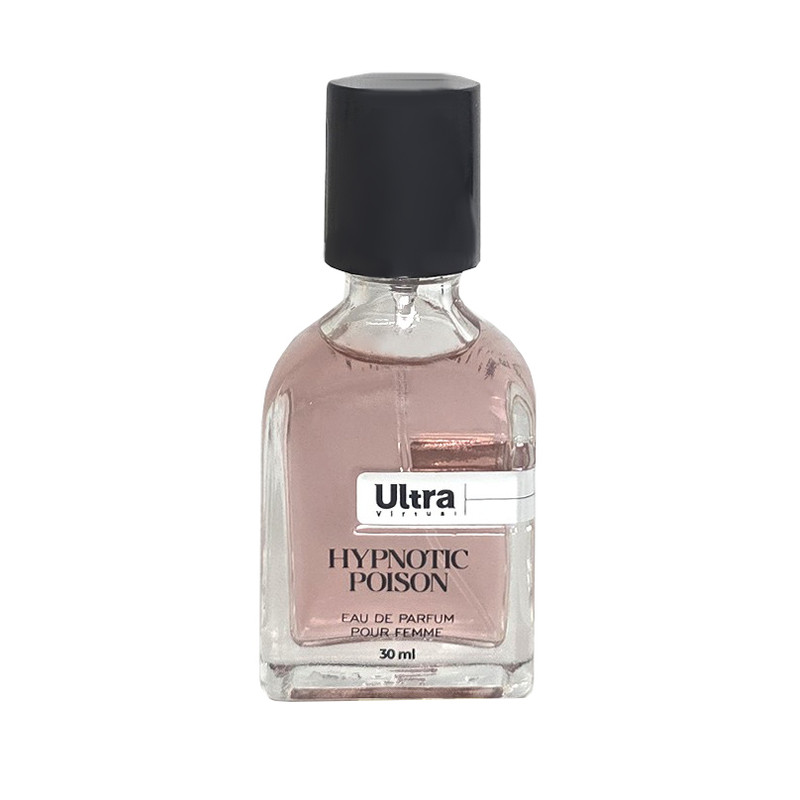 عطر جیبی زنانه اولترا ویرچوآل مدل Hypnotic poison با رایحه گرم حجم 30 میلیلیتر