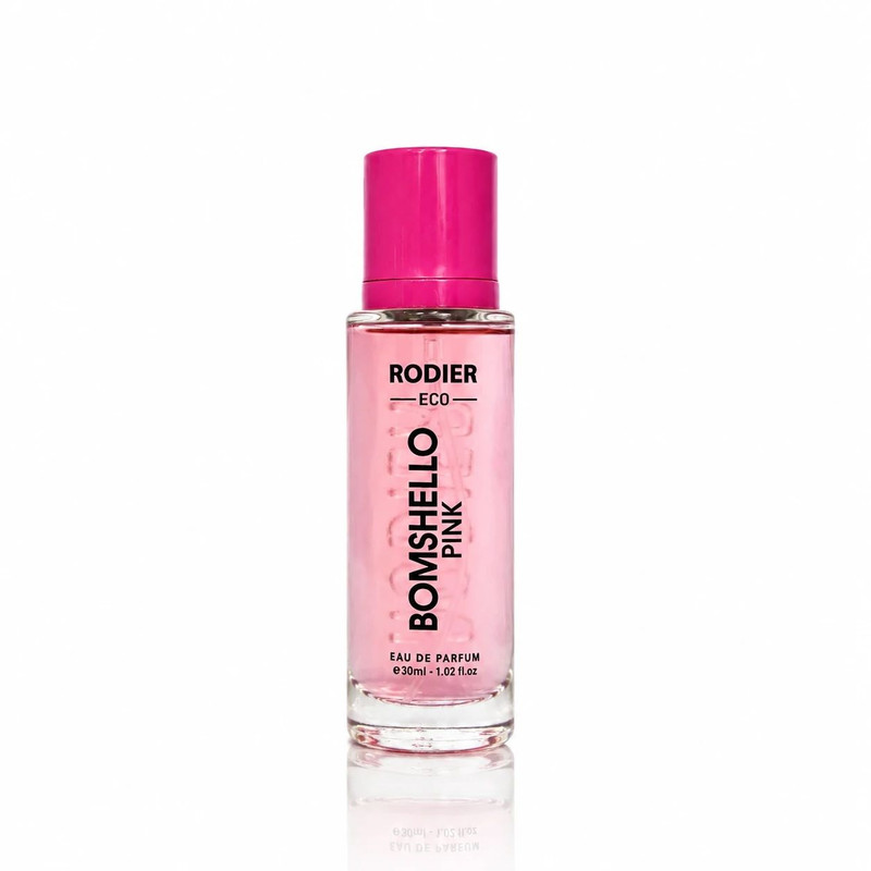 عطر جیبی زنانه رودیر مدل Bomshello Pink با رایحه خنک حجم 30 میلی‌لیتر