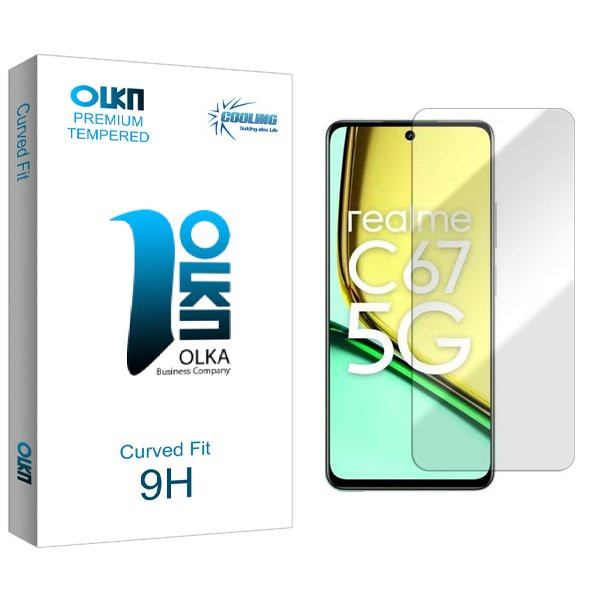 محافظ صفحه نمایش کولینگ مدل Olka مناسب برای گوشی موبایل ریلمی C67