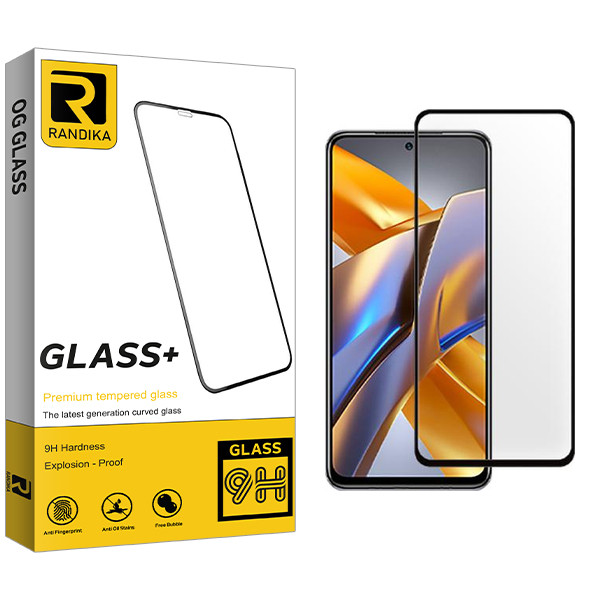 محافظ صفحه نمایش شیشه ای راندیکا مدل RK مناسب برای گوشی موبایل شیائومی Poco M5s