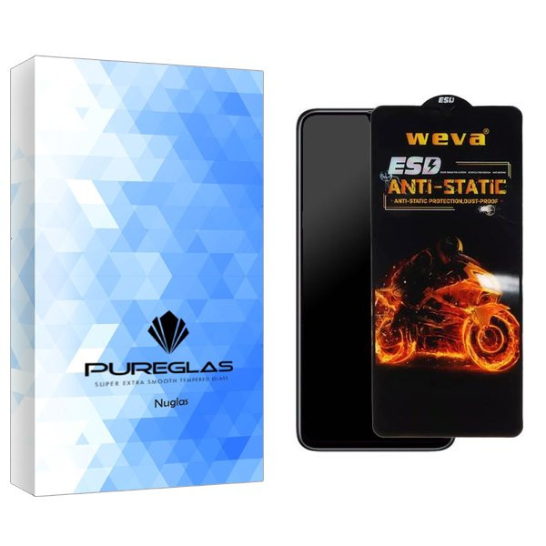 محافظ صفحه نمایش پیور گلس مدل NueGlas WevaESD مناسب برای گوشی موبایل سامسونگ Galaxy M13 India