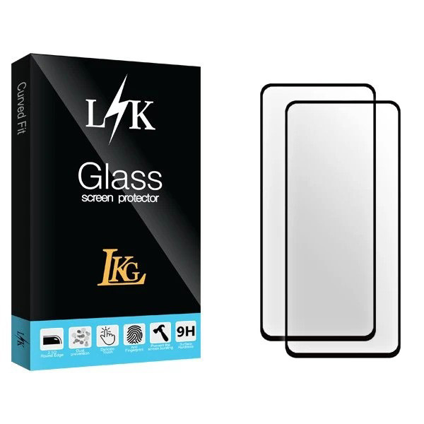 محافظ صفحه نمایش شیشهای ال کا جی مدل Full LKK مناسب برای گوشی موبایل ریلمی GT3 4G