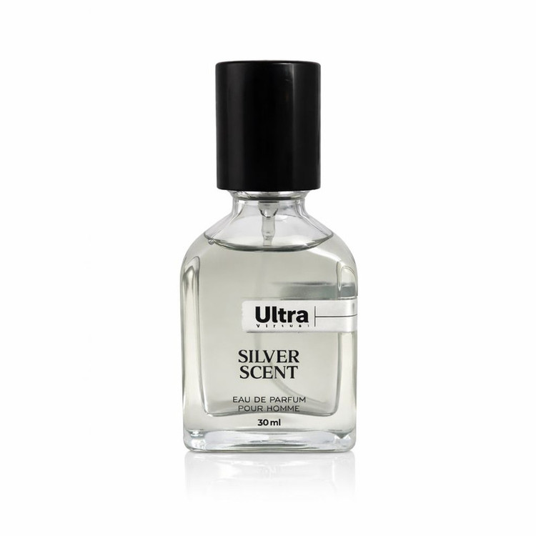 عطر جیبی مردانه اولترا ویرچوآل مدل Silver Scent با رایحه گرم حجم 30 میلیلیتر