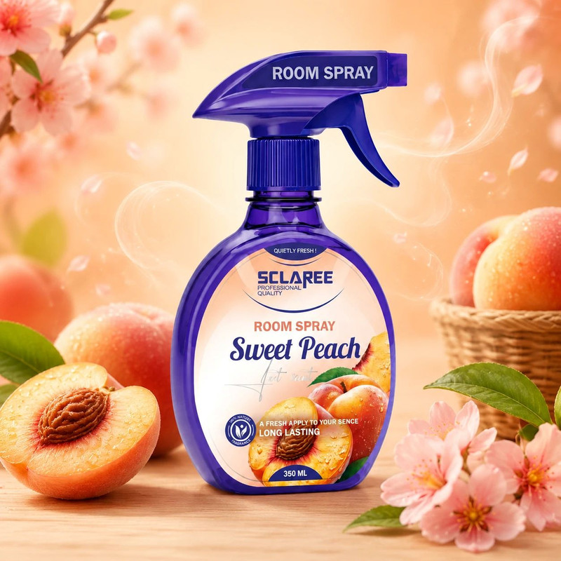 اسپری خوشبوکننده اسکلاره مدل Sweet Peach رایحه هلو حجم 350 میلی لیتر