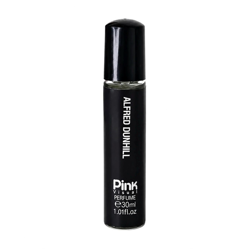 عطر جیبی مردانه پینک ویژوآل مدل Alfred Dunhil با رایحه تلخ و چوبی حجم 30 میلی‌لیتر
