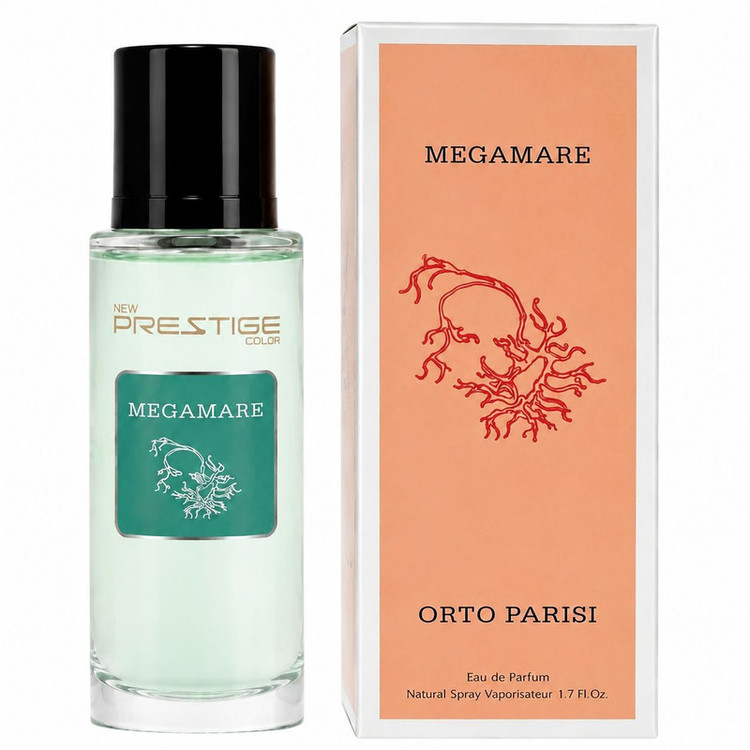 عطر جیبی نیو پرستیژ کالر مدل Megamare با رایحه خنک حجم 35 میلیلیتر