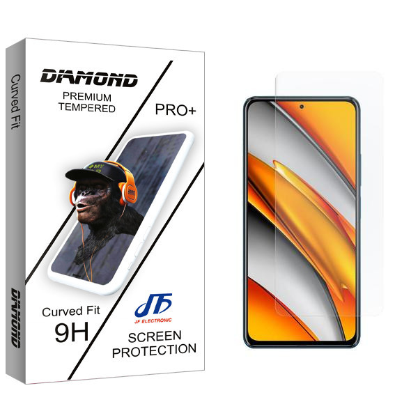 محافظ صفحه نمایش جی اف مدل Diamond مناسب برای گوشی موبایل شیائومی Poco F3