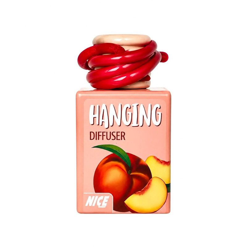 خوشبوکننده خودرو نایس پاپت مدل Peach با رایحه هلو حجم 10 میلیلیتر