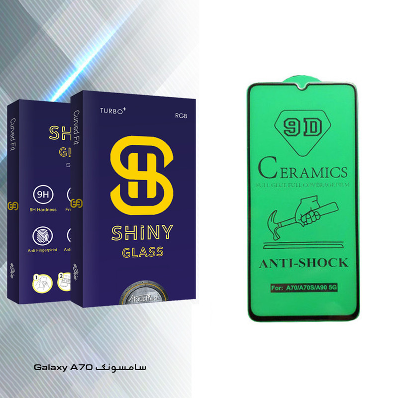محافظ صفحه نمایش سرامیکی آتوچبو مدل Shiny Glass مناسب برای گوشی موبایل سامسونگ Galaxy A70