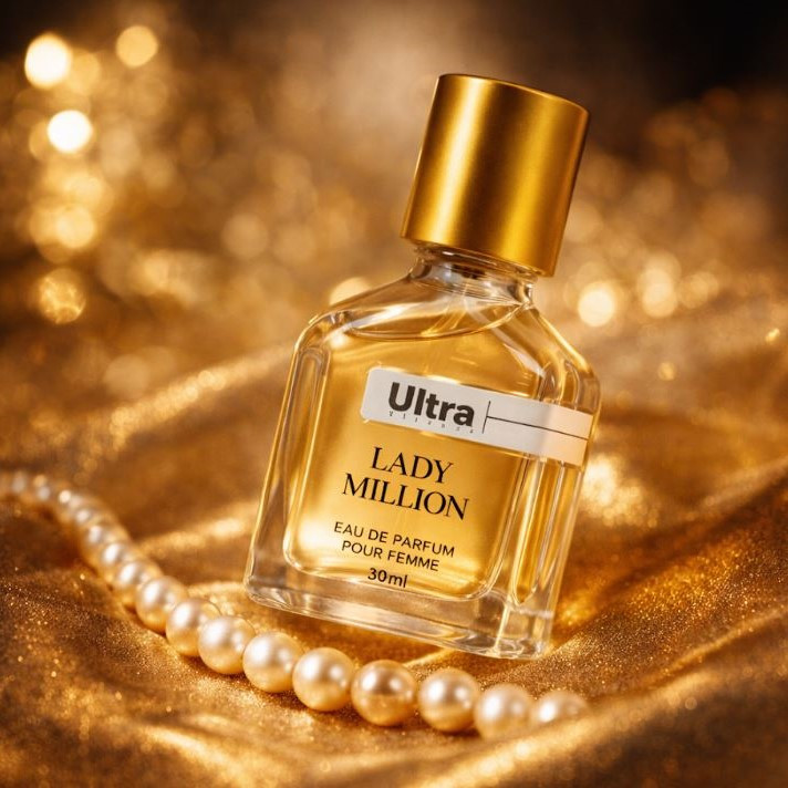 عطر جیبی زنانه اولترا ویرچوآل مدل Lady Million با رایحه شیرین حجم 30 میلیلیتر