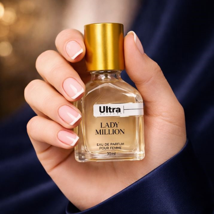 عطر جیبی زنانه اولترا ویرچوآل مدل Lady Million با رایحه شیرین حجم 30 میلیلیتر