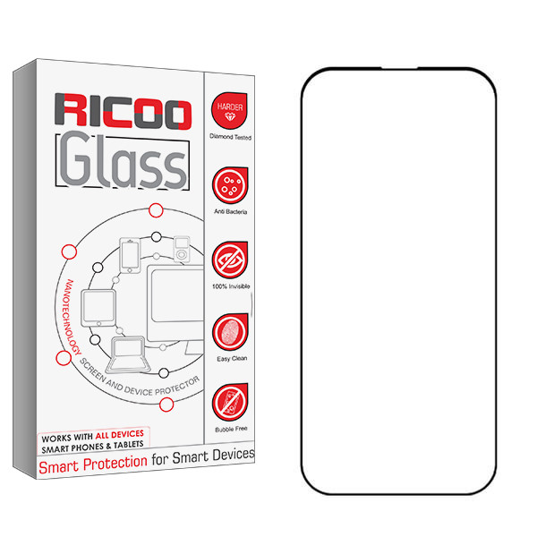 محافظ صفحه نمایش سرامیکی ریکو مدل RiC2 مناسب برای گوشی موبایل اپل iPhone 13