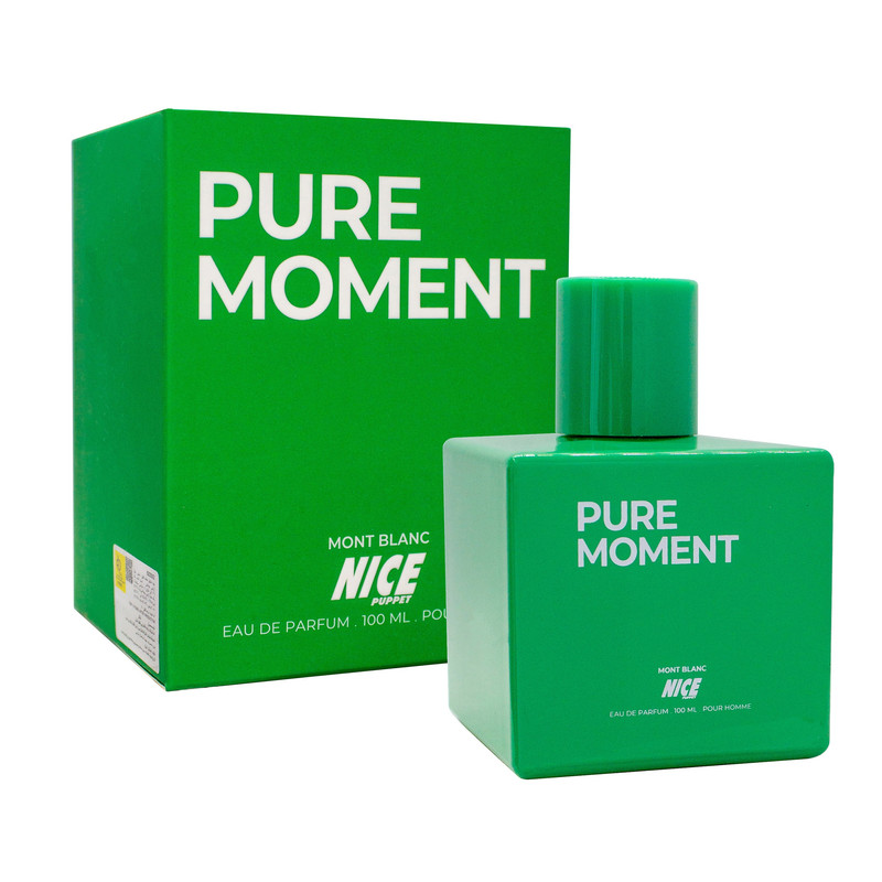ادو پرفیوم مردانه نایس پاپت مدل Mont Blanc Pure Moment حجم 100 میلی لیتر