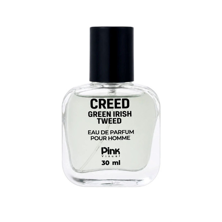 عطر جیبی مردانه پینک ویژوآل مدل Creed Green Irish Tweed با رایحه تلخ حجم 30 میلیلیتر