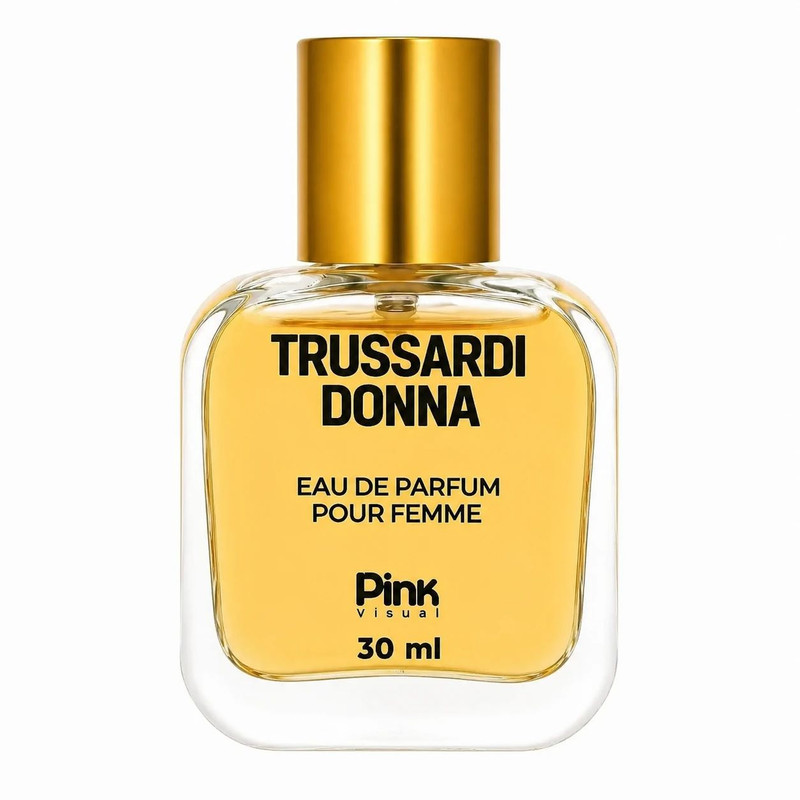 عطر جیبی زنانه پینک ویژوآل مدل Trussardi Donna با رایحه خنک و گلی حجم 30 میلیلیتر
