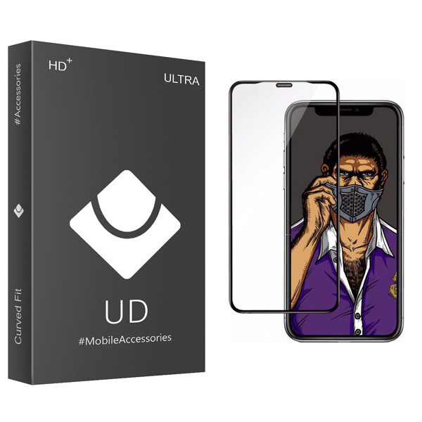 محافظ صفحه نمایش 6D یو دی مدل ULTRA مناسب برای گوشی اپل iphone X/XS