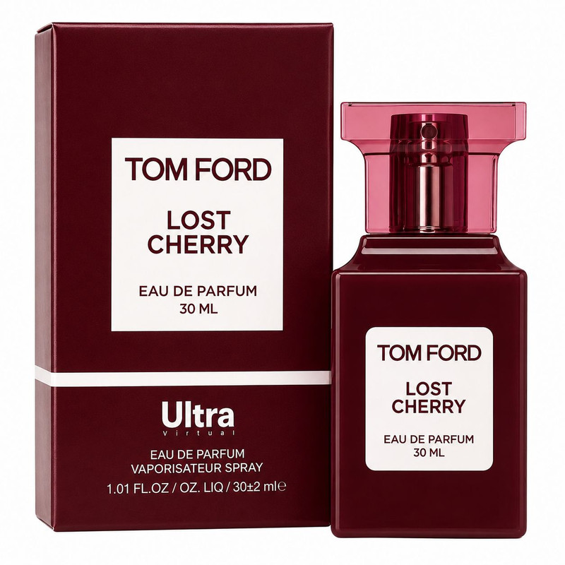 عطر جیبی اولترا ویرچوآل مدل Lost Cherry با رایحه شیرین و میوه ای حجم 30 میلیلیتر