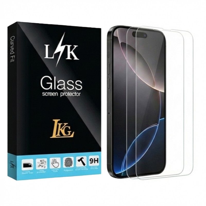 محافظ صفحه نمایش ال کا جی مدل EDGLSTW-LK مناسب برای گوشی موبایل اپل iPhone 17 Pro Max بسته ۲ عددی