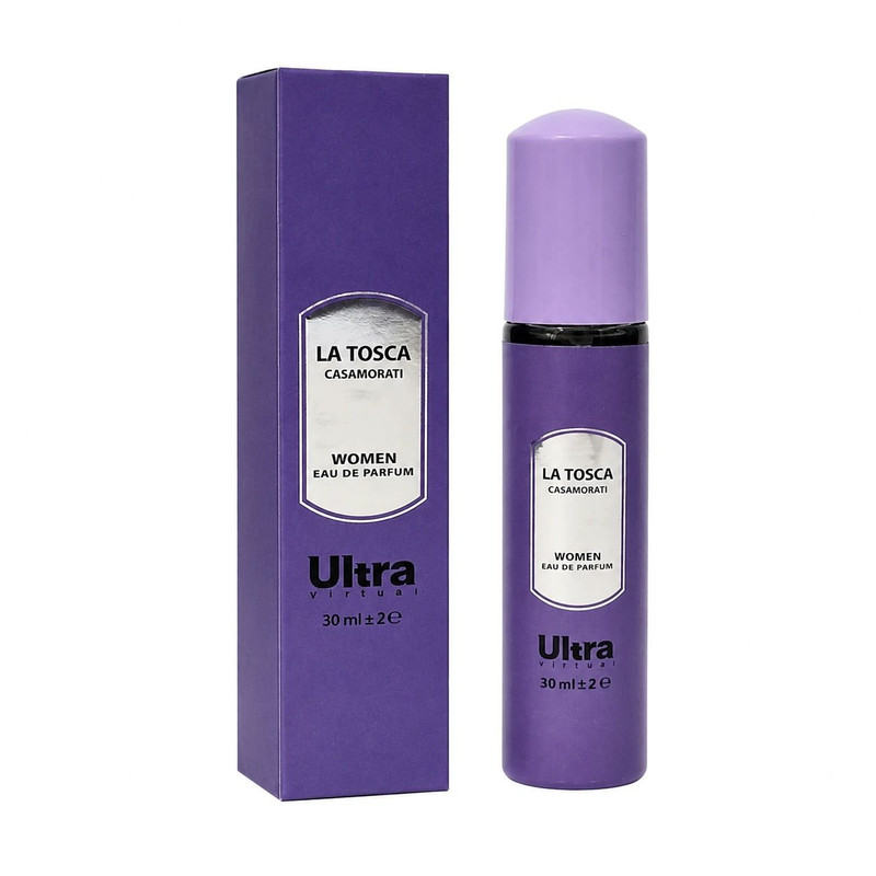 عطر جیبی زنانه اولترا ویرچوآل مدل La Tosca با رایحه شیرین و مرکباتی حجم 30 میلی‌لیتر