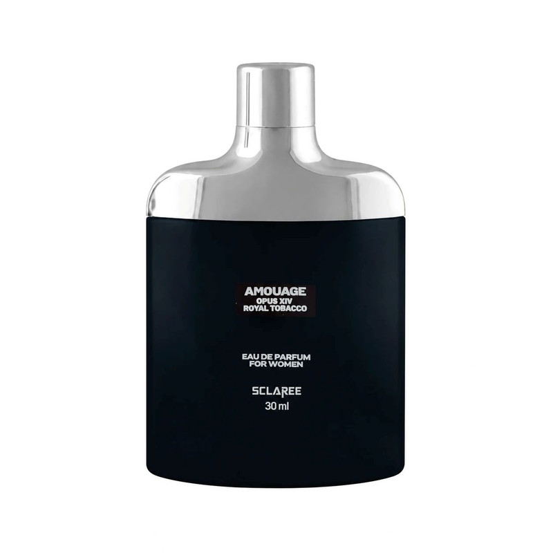 عطر جیبی اسکلاره مدل AMOUAGE OPUS XIV ROYAL TOBACCO با رایحه گرم، تند، تلخ حجم 30 میلی‌لیتر