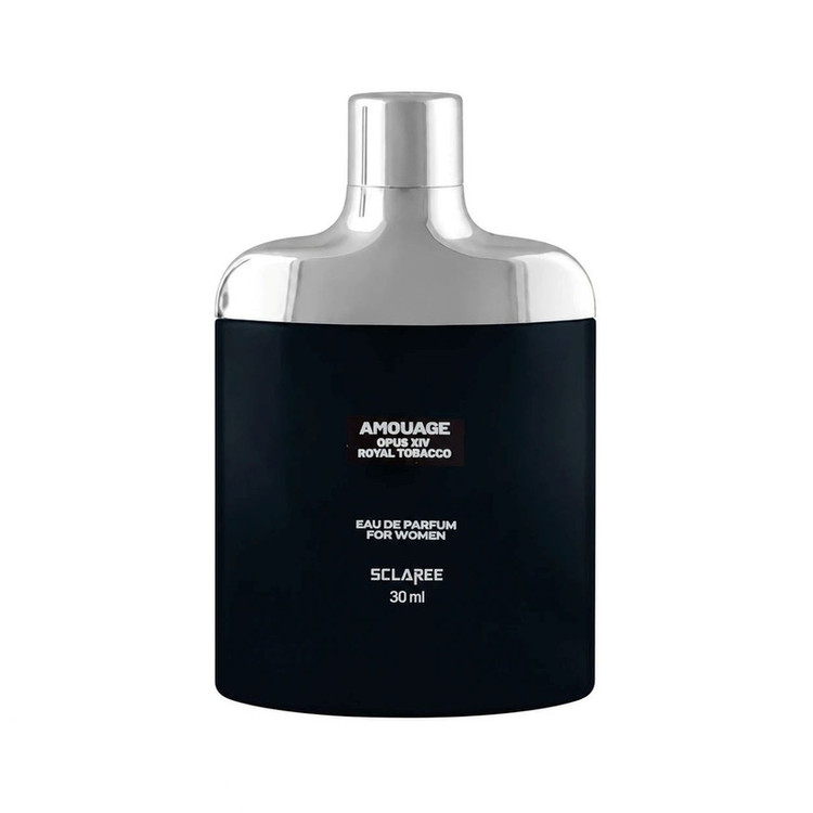 عطر جیبی اسکلاره مدل AMOUAGE OPUS XIV ROYAL TOBACCO با رایحه گرم، تند، تلخ حجم 30 میلیلیتر