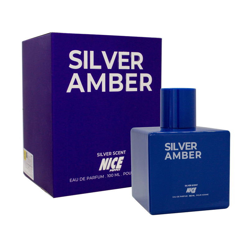 ادو پرفیوم مردانه نایس پاپت مدل Silver Scent Amber حجم 100 میلی لیتر