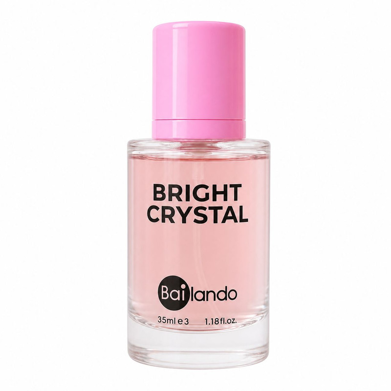 عطر جیبی زنانه بایلندو مدل Bright Crystal NB با رایحه شیرین و میوه ای حجم 35 میلی‌لیتر
