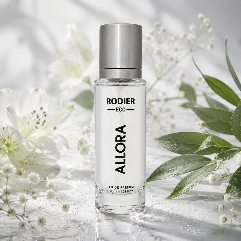 عطر جیبی مردانه رودیر مدل Allora با رایحه شیرین و مرکباتی حجم 30 میلیلیتر