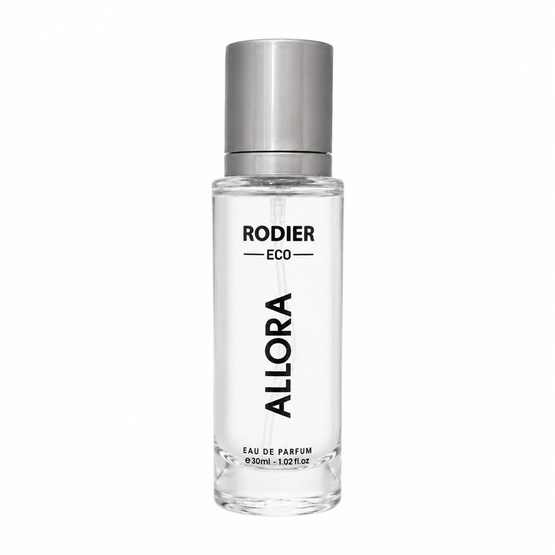 عطر جیبی مردانه رودیر مدل Allora با رایحه شیرین و مرکباتی حجم 30 میلیلیتر