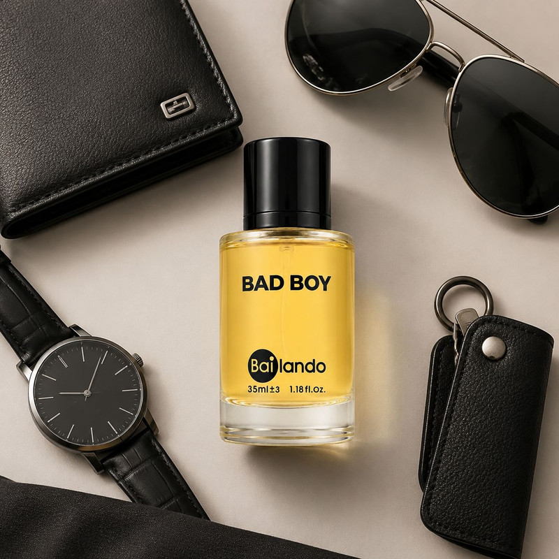 عطر جیبی مردانه بایلندو مدل Bad Boy NB با رایحه تند حجم 35 میلی لیتر