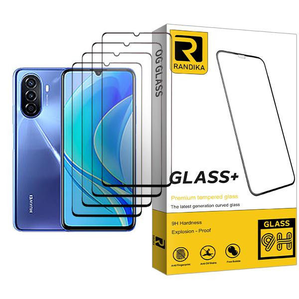 محافظ صفحه نمایش سرامیکی راندیکا مدل Randika Glass4 مناسب برای گوشی موبایل هوآوی nova Y70 Plus بسته چهار عددی