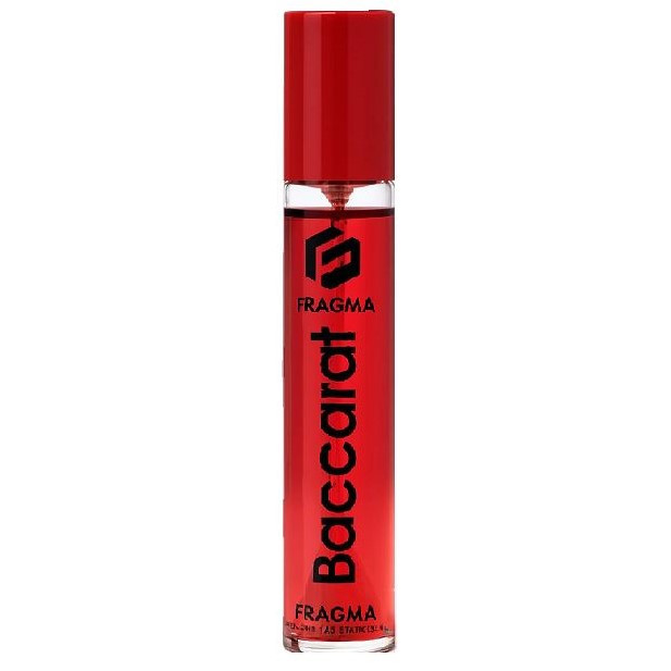 عطر جیبی زنانه فراگما مدل BACCARAT با رایحه شیرین حجم 25 میلیلیتر