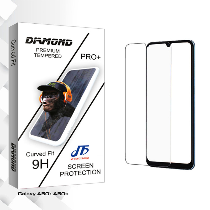 محافظ صفحه نمایش شیشه ای جی اف مدل Diamond Glass مناسب برای گوشی موبایل سامسونگ Galaxy A50/ A50s