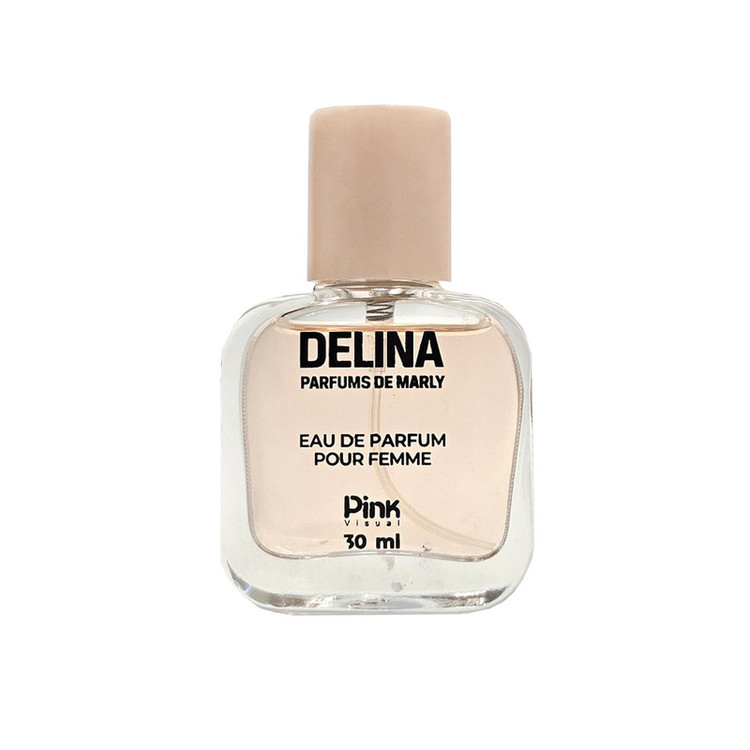 عطر جیبی زنانه پینک ویژوآل مدل delina با رایحه شیرین حجم 30 میلیلیتر