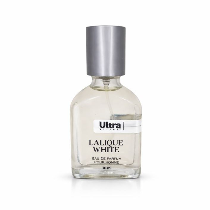 عطر جیبی مردانه اولترا ویرچوآل مدل Lalique White با رایحه خنک حجم 30 میلیلیتر