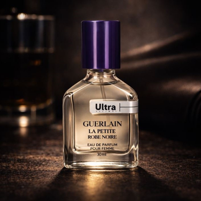عطر جیبی زنانه اولترا ویرچوآل مدل Guerlain La Petite Robe Noir با رایحه گرم حجم 30 میلیلیتر