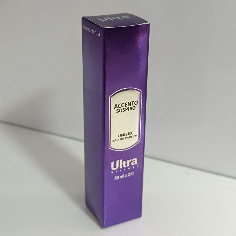 عطر جیبی اولترا ویرچوآل مدل ACCENTO SOSPIRO با رایحه خنک حجم 30 میلیلیتر