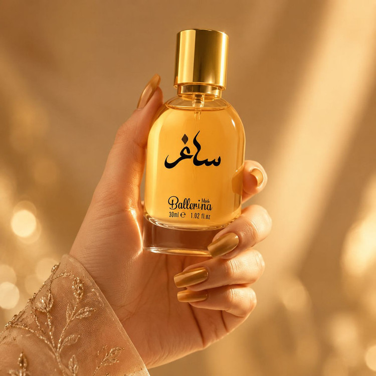 عطر جیبی زنانه بالرینا مدل Saghar با رایحه شیرین حجم 30 میلیلیتر