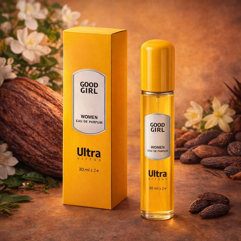 عطر جیبی زنانه اولترا ویرچوآل مدل Good Girl با رایحه گلی، چوبی حجم 30 میلیلیتر
