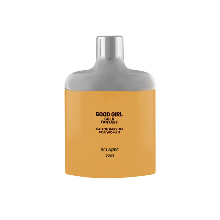 عطر جیبی زنانه اسکلاره مدل Good Girl Gold Fantasy با رایحه خنک حجم 30 میلیلیتر