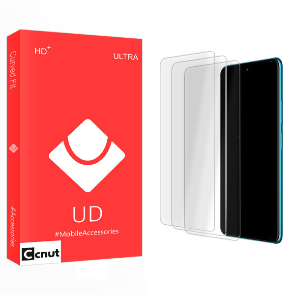 محافظ صفحه نمایش شیشه ای کوکونات مدل UD Ultra MIX3 مناسب برای گوشی موبایل موتورولا Moto G 5G بسته سه عددی