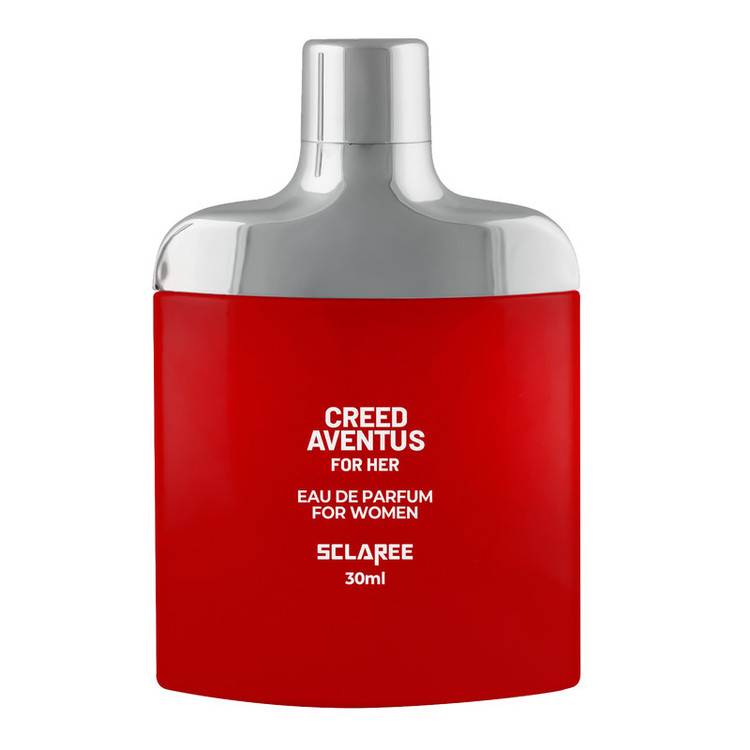 عطر جیبی زنانه اسکلاره مدل creed aventus for her با رایحه شیرین حجم 30 میلیلیتر