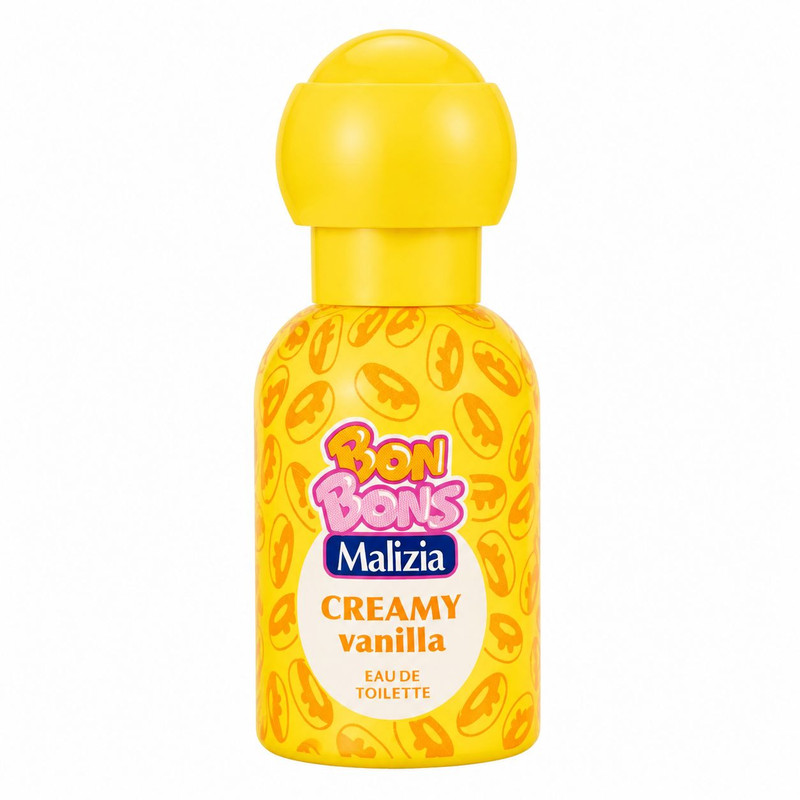 ادو تویلت دخترانه و پسرانه مالیزیا مدل Creamy Vanilla با رایحه شیرین و وانیلی حجم 50 میلیلیتر