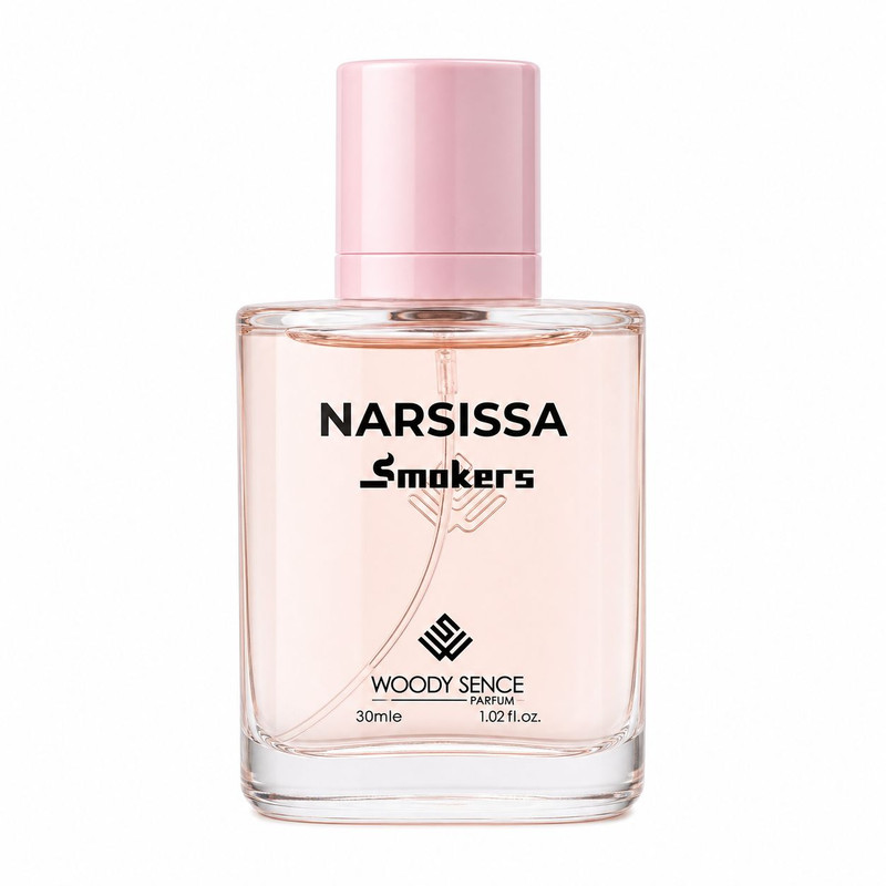 عطر جیبی زنانه وودی سنس مدل Narsissa Smokers با رایحه شیرین و گلی حجم 30 میلیلیتر