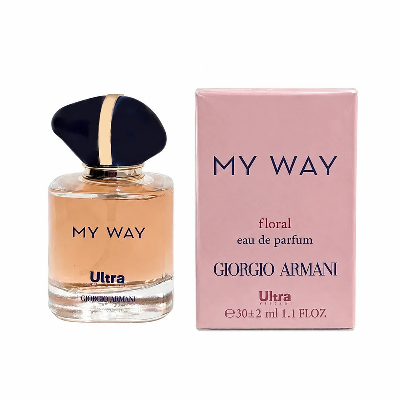 عطر جیبی زنانه اولترا ویرچوآل مدل Giorgio Armani My Way با رایحه گلی، خنک حجم 32 میلیلیتر