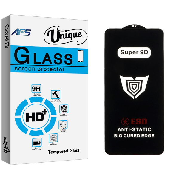 محافظ صفحه نمایش ای اف اس مدل Super 9D Unique2 مناسب برای گوشی موبایل شیائومی Poco C71 4G