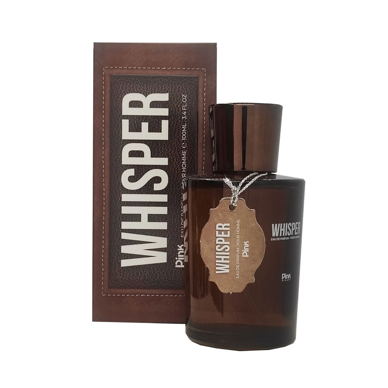 ادوپرفیوم مردانه پینک ویژوآل مدل Wisper با رایحه گرم  حجم 100 میلی لیتر