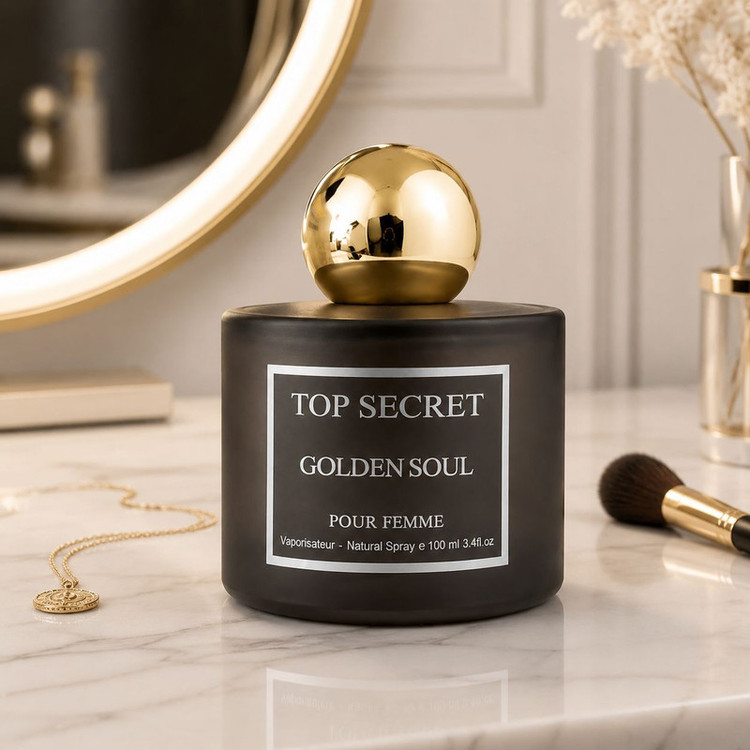 ادوپرفیوم زنانه تاپ سکرت مدل Erba Golden Soul با رایحه شیرین و میوه ای حجم 100 میلیلیتر