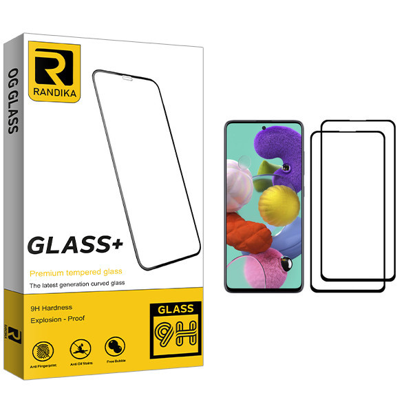 محافظ صفحه نمایش راندیکا مدل GLD مناسب برای گوشی موبایل سامسونگ Galaxy A51 بسته دو عددی